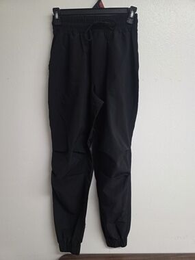 Derek Heart Black Elastic Waist Jogger Pants (0750)